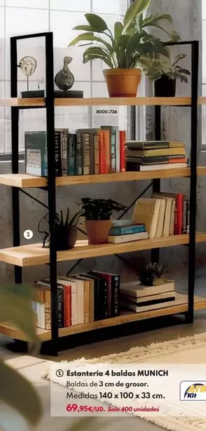 Estantería 4 Baldas Munich
