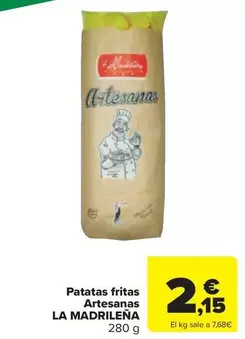La Madrileña - Patatas fritas Artesanas