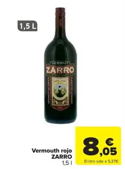 Zarro - Vermouth Rojo