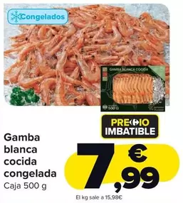 Gamba Blanca Cocida Congelada