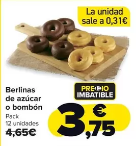 Berlinas De Azucar O Bombon