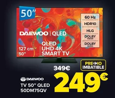 Daewoo - TV 50" QLED 50DM75QV
