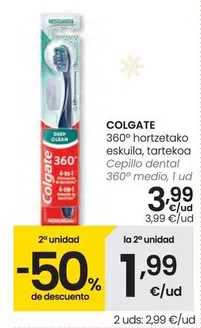 Colgate - Cepillo Dental 360° Medio
