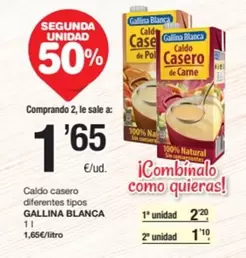 Gallina Blanca - Caldo Casero Diferentes Tipos