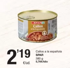Spar - Callos A La Espanola