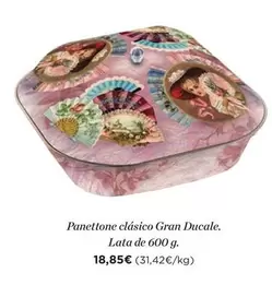 Panettone Clásico Gran Ducale.