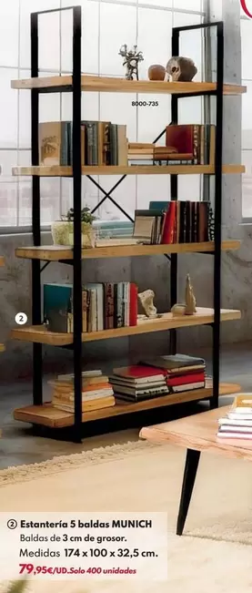 Estantería 5 Baldas Munich