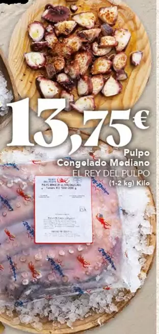 El Rey Pulpo - Pulpo Congolado Mediano
