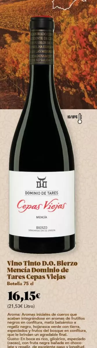 Dominio de Tares - Vino Tinto D.o. Selezione Neste