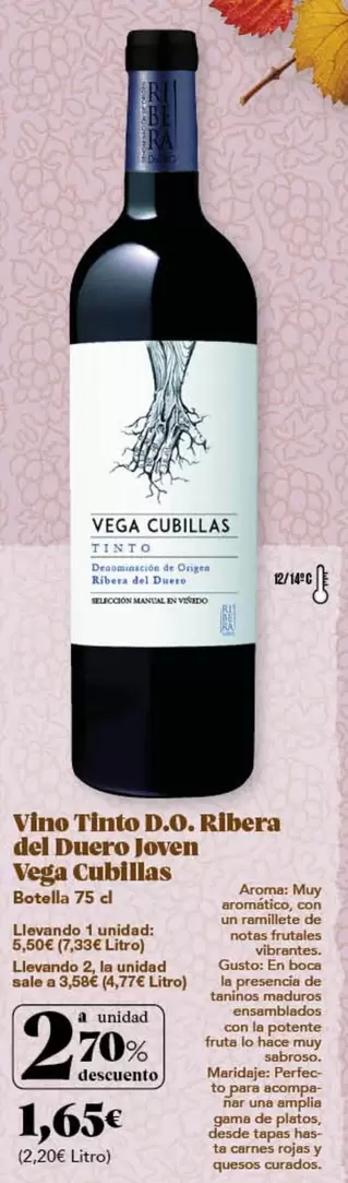 Viñas del Vero - Vino Tinto D.o. Ribera Del Duero