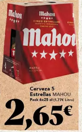 Mahou - Cerveza 5 Estrellas