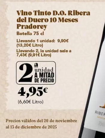 Ribera - Vino Tinto D.o. Del Duero 10 Meses