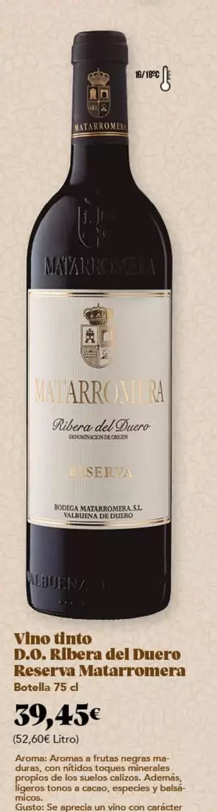 Matarromera - Vino Tinto D.o. Ribera Del Duero