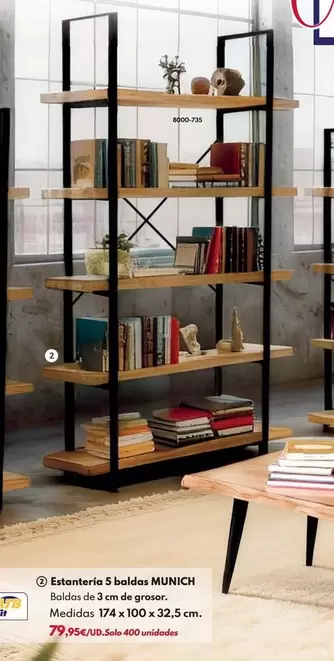 Estantería 5 Baldas Munich