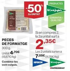 Hipercor - Peces De Formatge