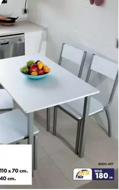 Conjunto Sajonia: Mesa + 4 Sillas