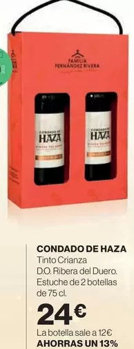 Condado de Haza - Tinto Crianza D.o. Ribera Del Duero