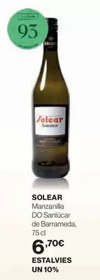 Manzanilla Do Sanilicar De Barrameda