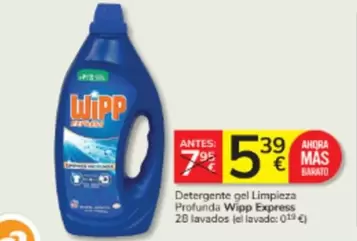 Wipp - Detergente Gel Limpieza Profunda Express 28 Lavados