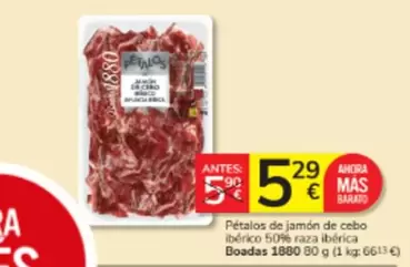 Boadas - Petalos De Jamón De Cebo Ibérico 50% Raza Ibérica