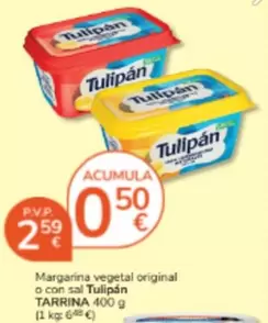 Tulipán - Margarina Vegetal Original O Con Sal