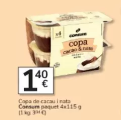 Consum - Copa De Cacau I Nata