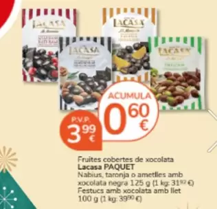 Lacasa - Fruites Cobertes De Xocolata