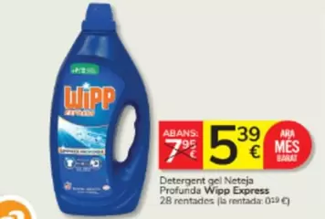 Wipp - Detergent Gel Neteja Profunda  Express