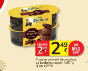 La Lechera - Mousse Cruixent De Xocolata