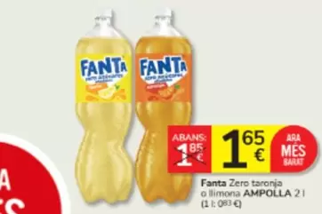 fanta - Zero Taronja O Llimona
