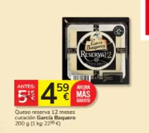 García Baquero - Queso Reserva 12 Meses Curacion