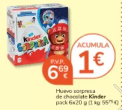 Kinder - Huevo Sorpresa De Chocolate