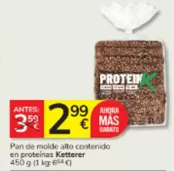 Mas - Pan De Molde Alto Contenido En Proteinas