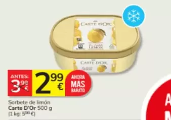 Carte d'Or - Sorbete De Limón