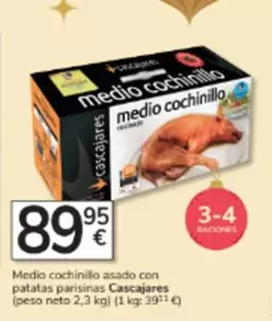 Cascajares - Medio Cochinillo Asado Con Patatas Parisinas