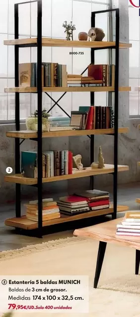 Estantería 5 Baldas Munich
