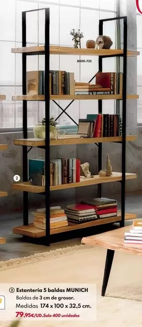 Estantería 5 Baldas Munich