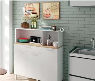 Mueble Auxiliar Kira 3 Puertas + 1 Cajon