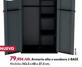 Armario Alto O Escobero J-Base