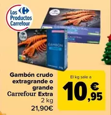 Carrefour Extra - Gambon Crudo Extragrande O Grande