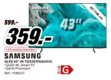 Samsung - Qled 43" 4k Tq43q7faauxxc