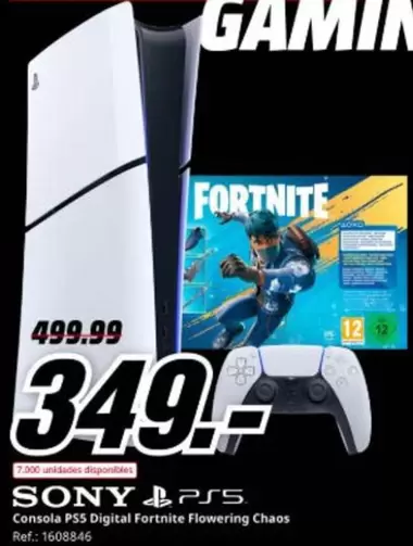 Sony - Consola Ps5 Digital Fortine Flowering Chaos