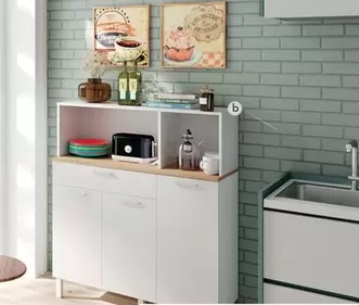 Mueble Auxiliar Kira 3 Puertas + 1 Cajon