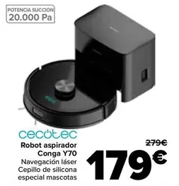 Cecotec - Robot Aspirador Conga Y70