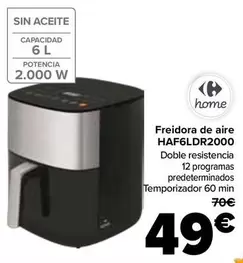 Carrefour Home - Freidora De Aire Haf6ldr2000