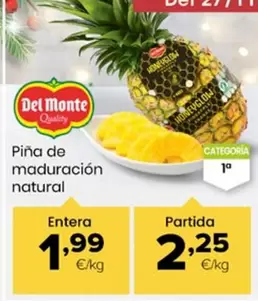 Del Monte - Pina De Maduracion Natural