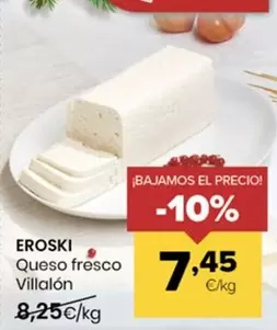 Eroski - Queso Fresco Villalon