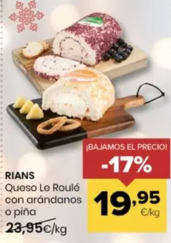 Rians - Queso Le Roulé Con Arandanos O Pina