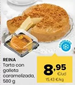 Postres Reina - Tarta Con Galleta Caramelizada