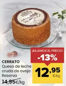 Cerrato - Queso De Leche Cruda De Oveja Reserva